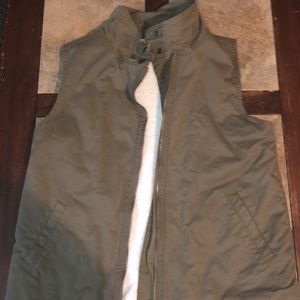 olive green vest